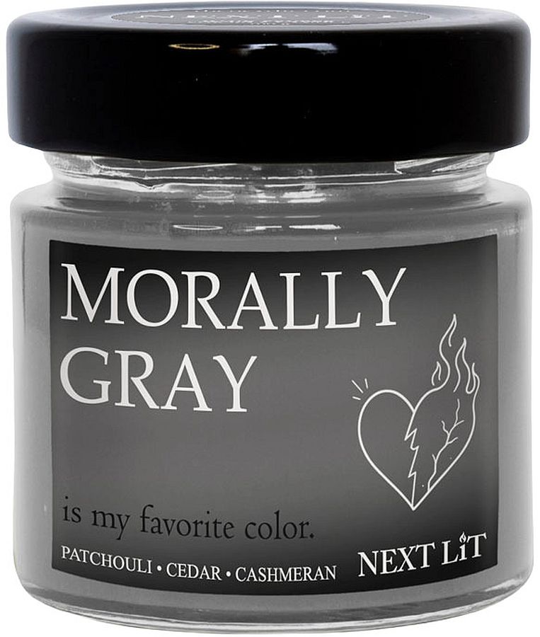 Lumânare parfumată Next Lit Burning Tropes - Morally Gray, 100 g