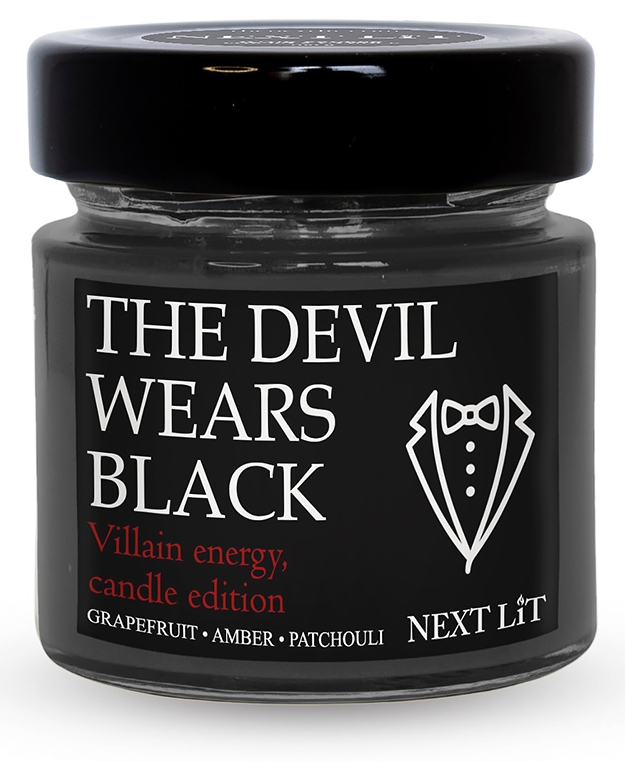Lumânare parfumată Next Lit Burning Tropes - The Devil Wears Black, 180 g