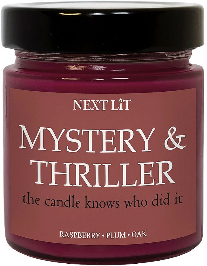 Lumânare parfumată Next Lit Genre Tales - Mystery and Thriller, 180 g