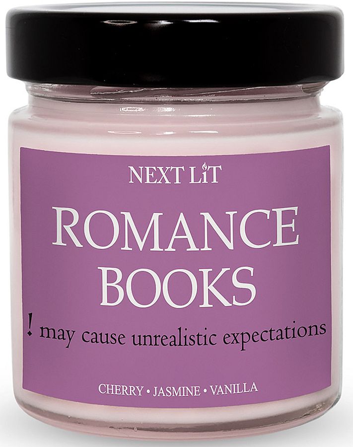 Lumânare parfumată Next Lit Genre Tales - Romance Books, 180 g