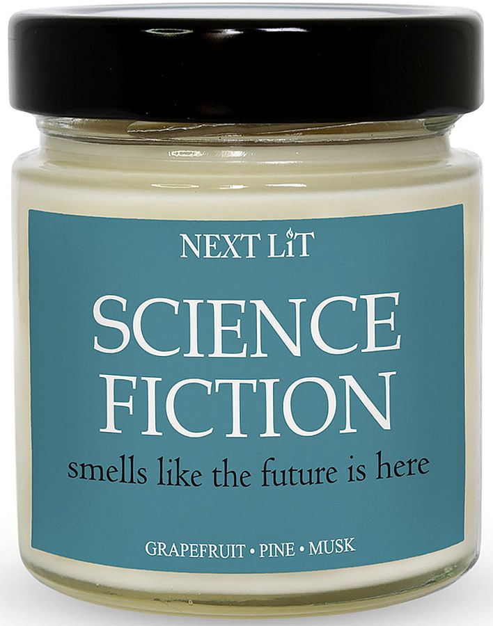 Lumânare parfumată Next Lit Genre Tales - Science Fiction, 180 g