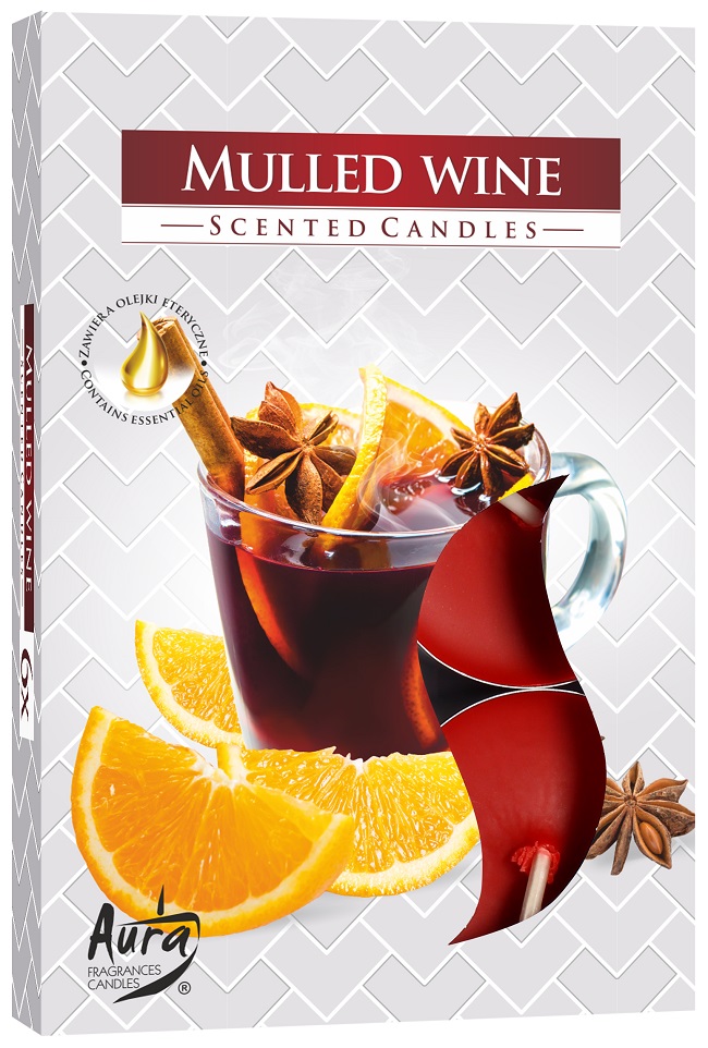 Lumanari Pastila, 4 Ore, Vin Fiert, 6 Bucati - imagine 2