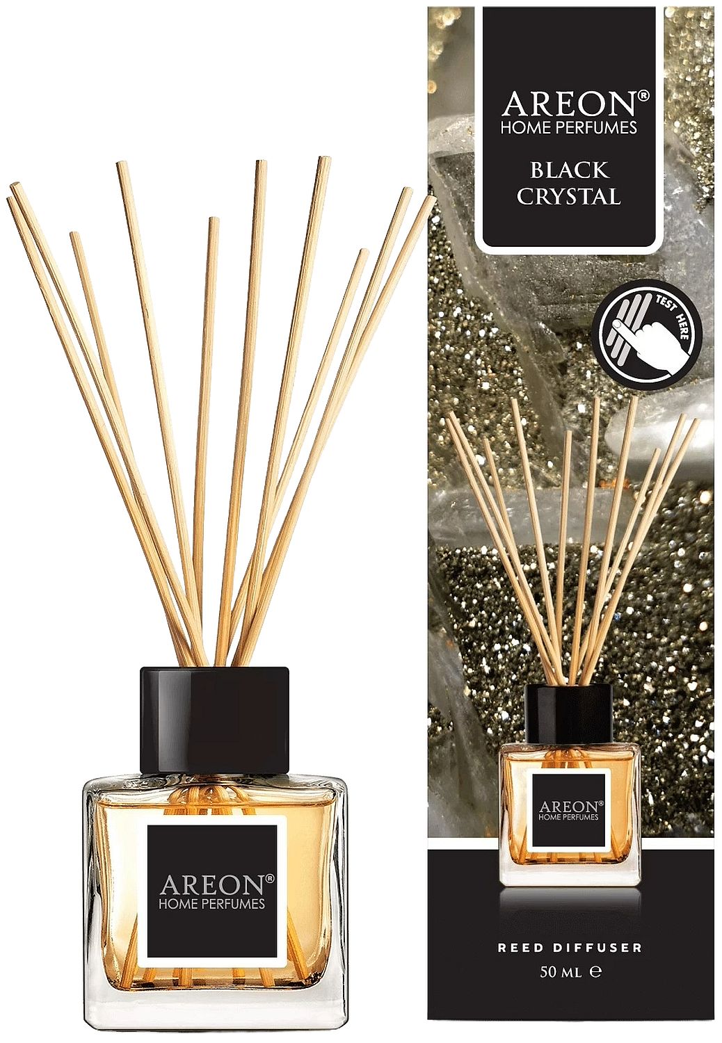 Bețișoare parfumate Areon Classic - Black Crystal, 50 ml