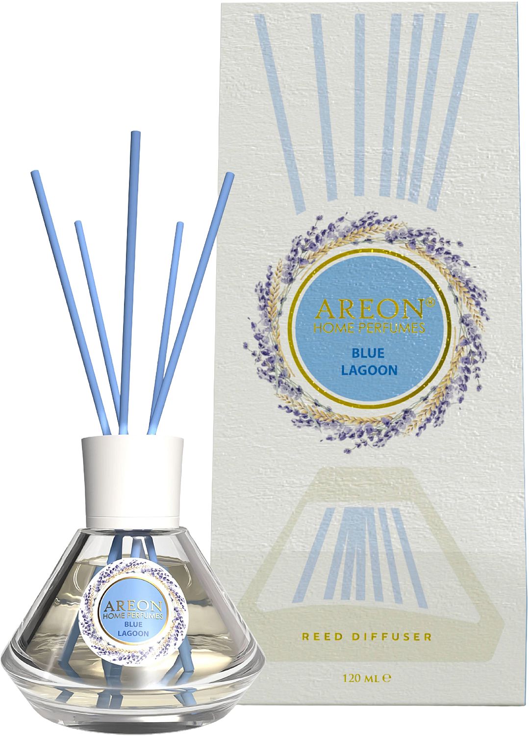 Bețișoare parfumate  Areon Cone - Blue Lagoon, 120 ml