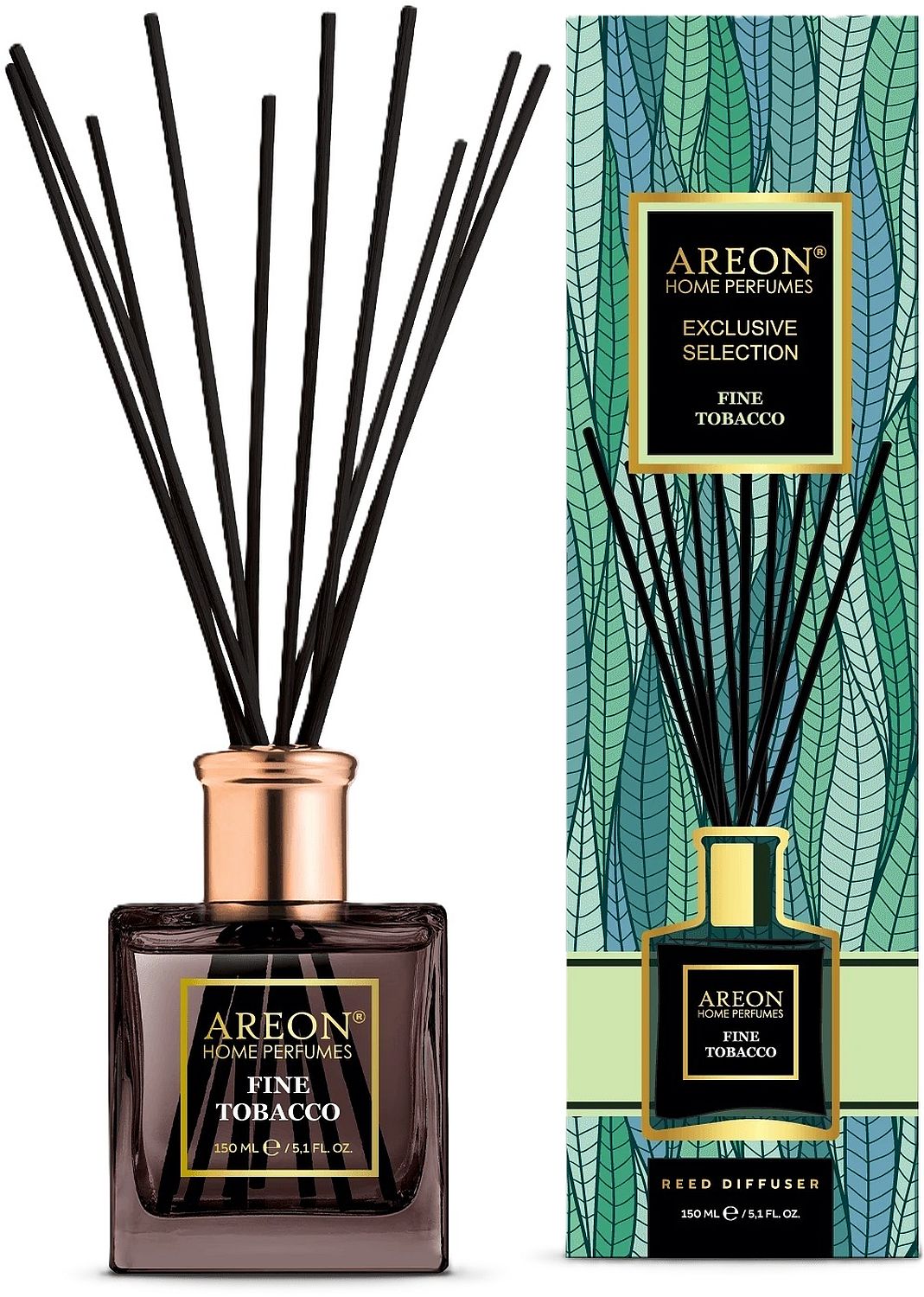 Bețișoare de tămâie  Areon Exclusive - Fine Tobacco, 150 ml