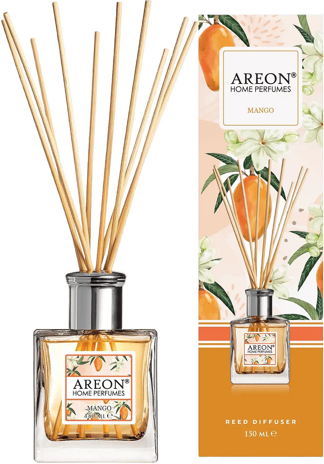 Bețișoare parfumate Areon Garden - Mango, 150 ml