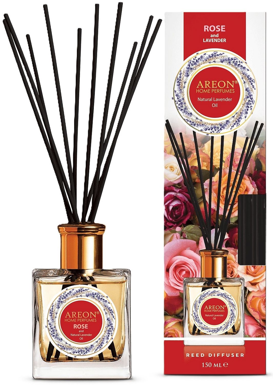 Bețișoare de tămâie  Areon Lavender Oil - Rose, 150 ml