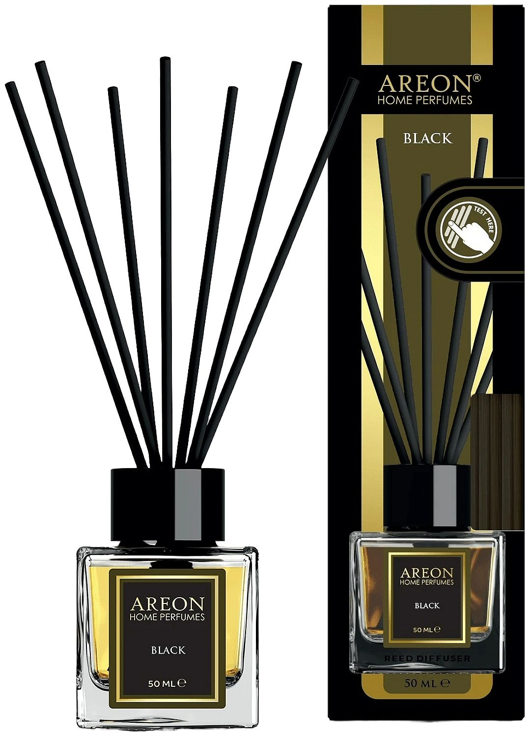 Bețișoare parfumate Areon Lux - Black, 50 ml