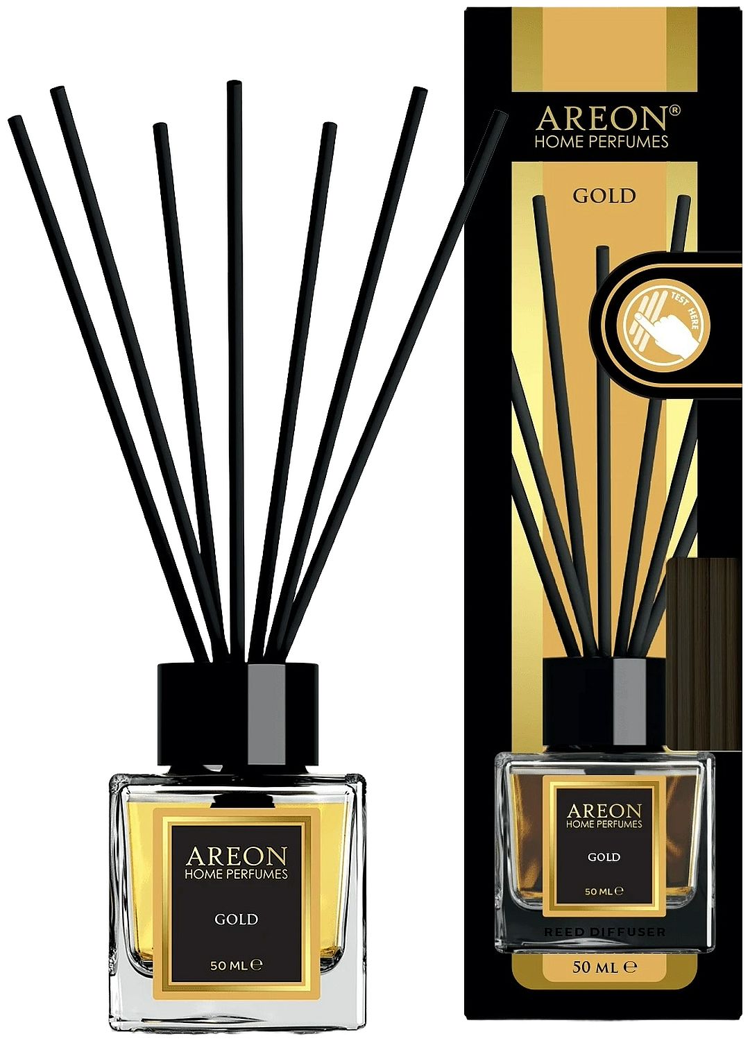 Bețișoare parfumate Areon Lux - Gold, 50 ml