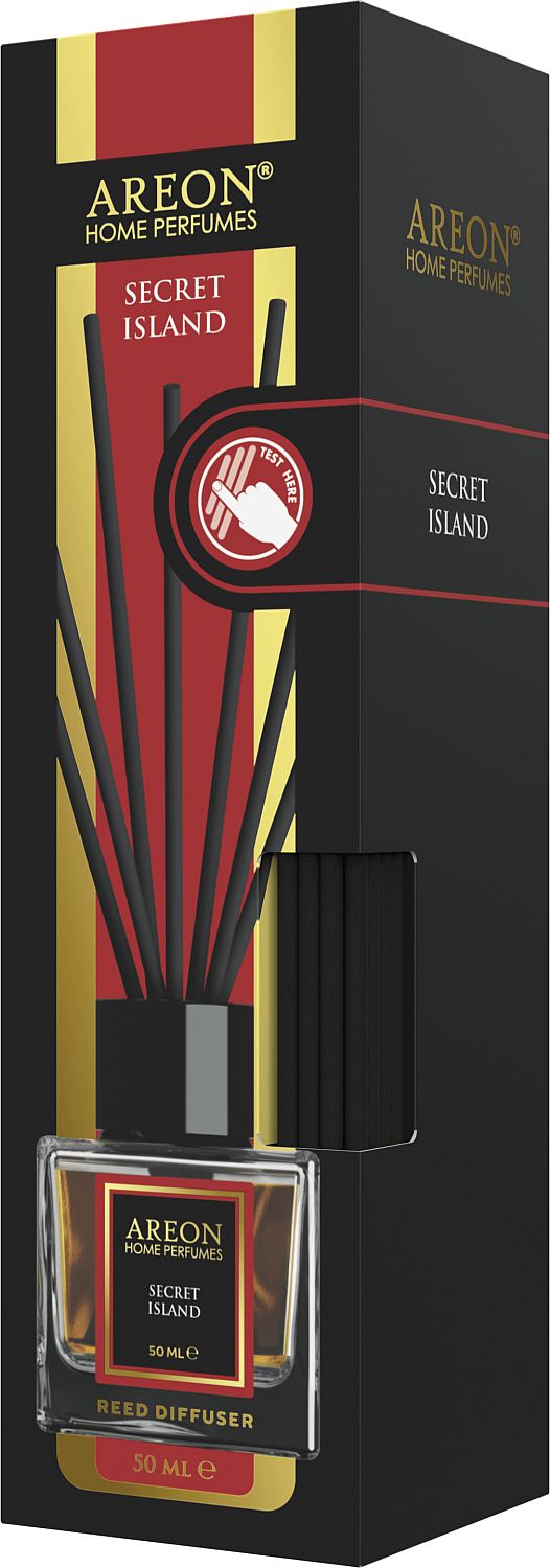 Bețișoare parfumate Areon Lux - Secret Island, 50 ml