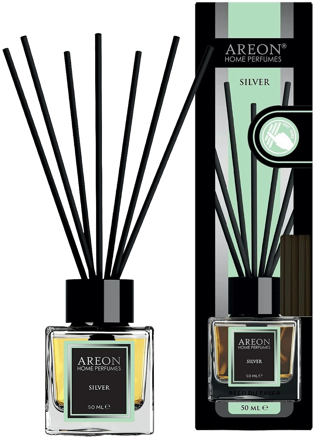 Bețișoare parfumate Areon Lux - Silver, 50 ml