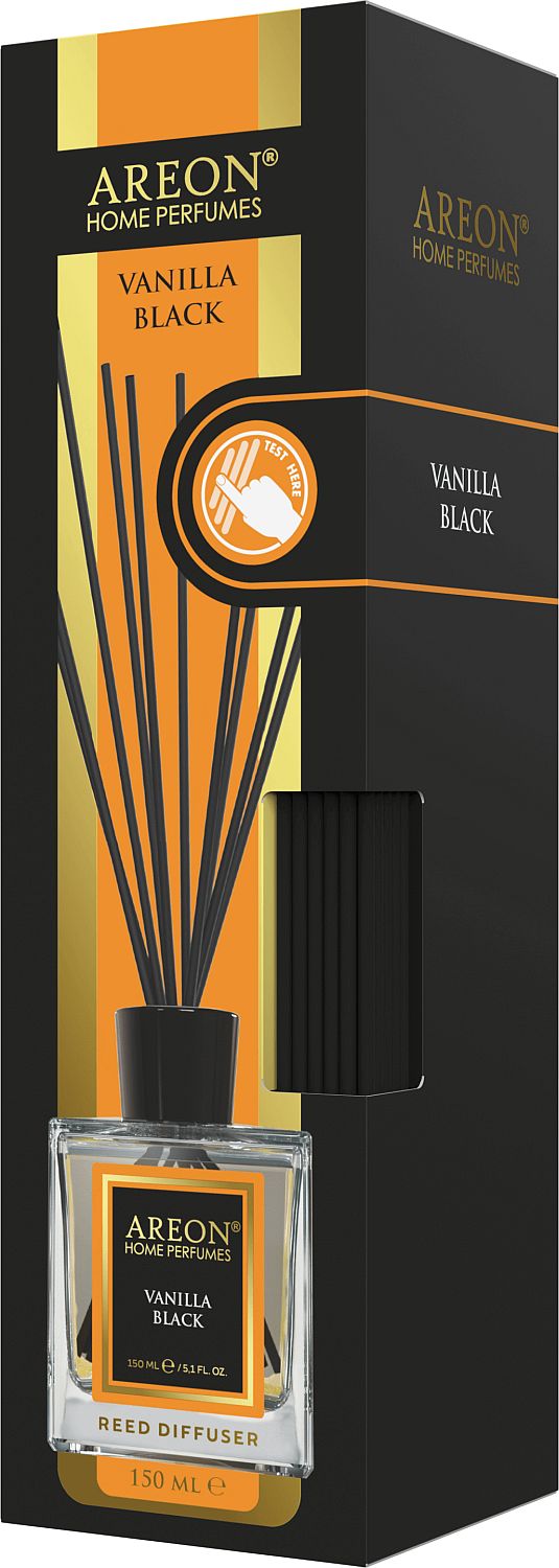 Odorizant cu bețișoare Areon Lux - Vanilla Black, 150 ml