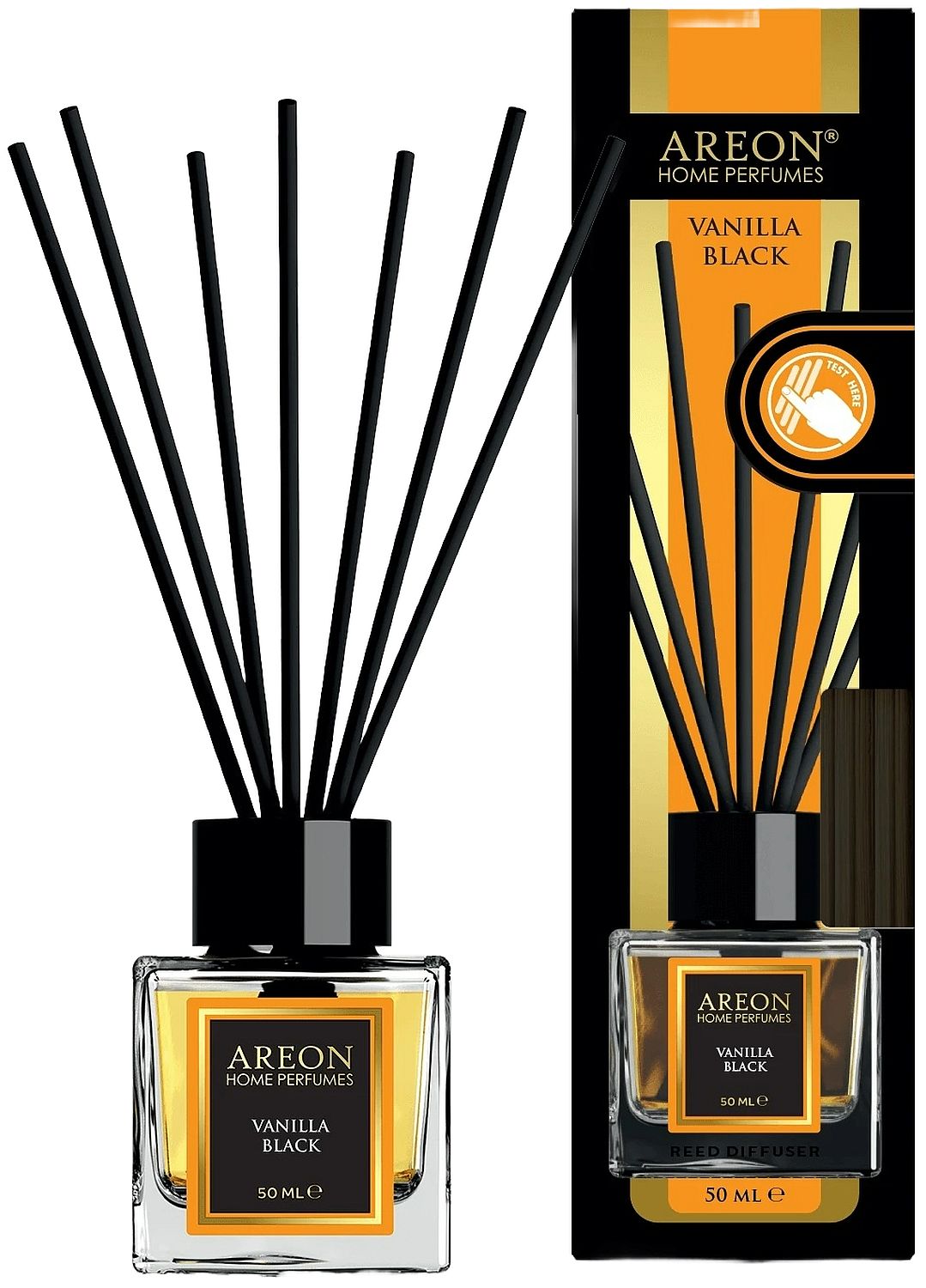 Bețișoare parfumate Areon Lux - Vanilla Black, 50 ml