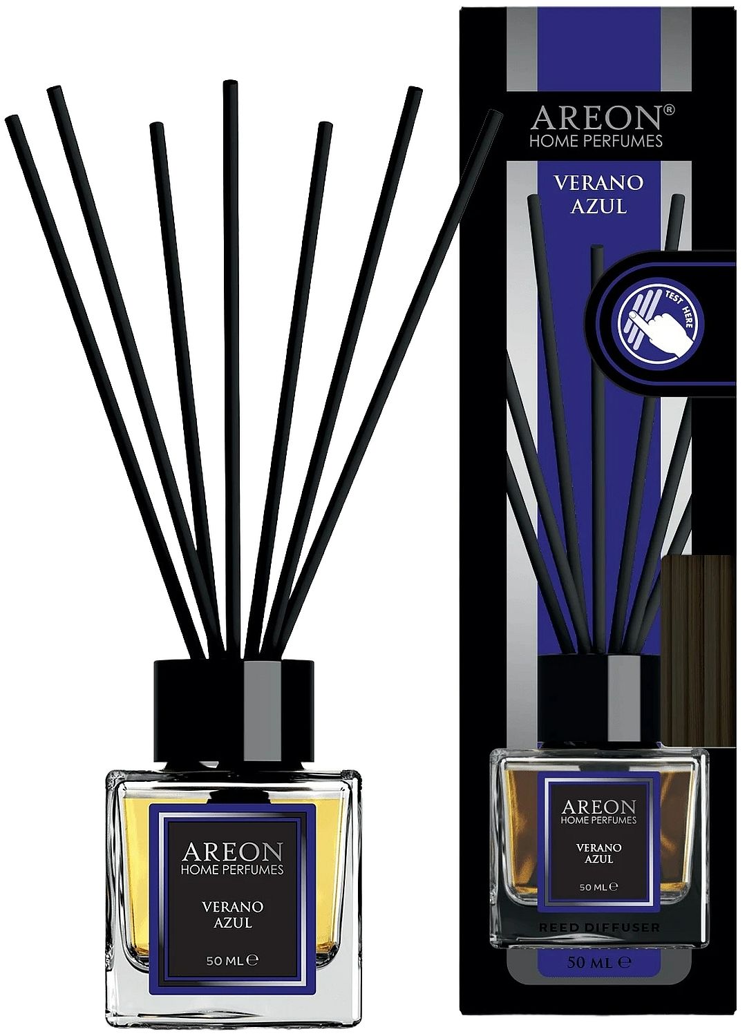 Bețișoare parfumate Areon Lux - Verano Azul, 50 ml