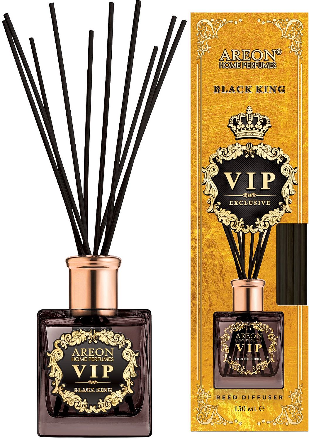 Bețișoare parfumate Areon VIP - Black King, 150 ml