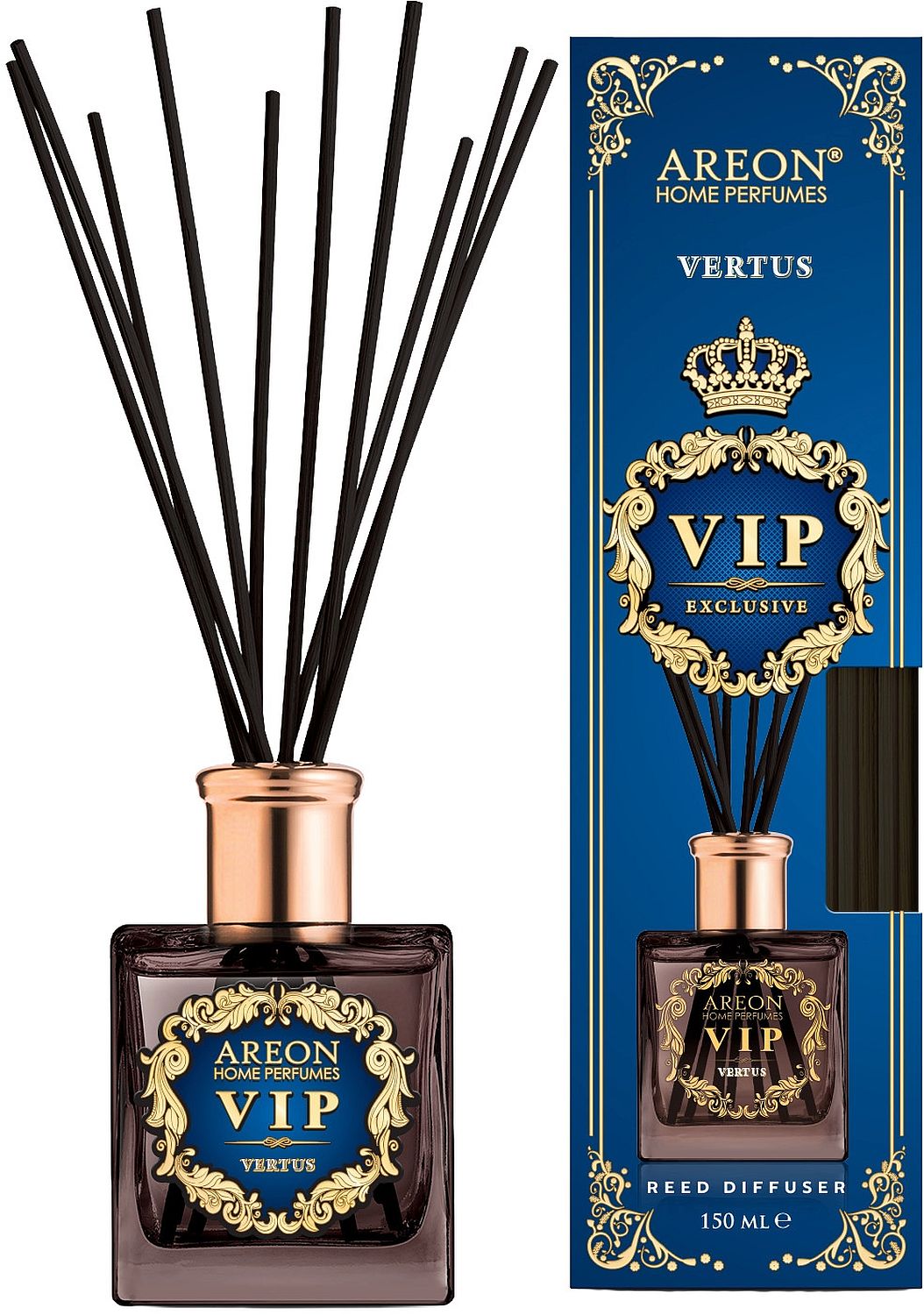 Bețișoare parfumate Areon VIP - Vertus, 150 ml