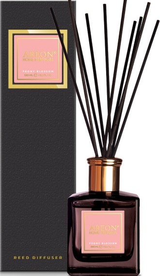 Odorizant cu bețișoare Aroma Home Premium - Peony blossom, 150 ml