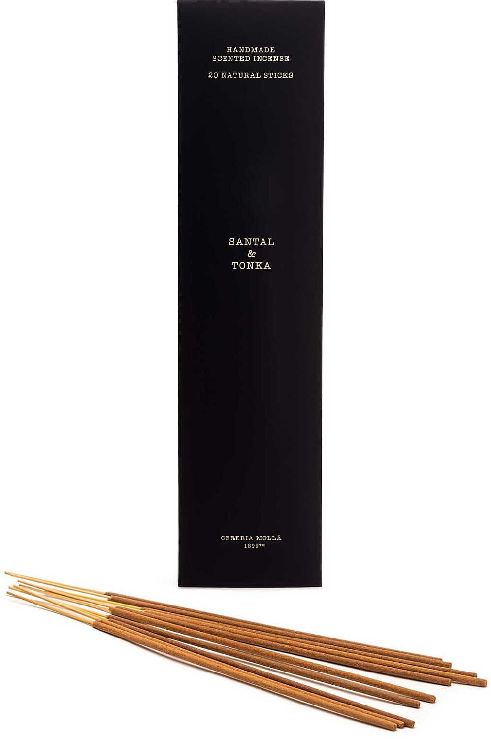Bețișoare de tămâie  Cereria Molla - Santal &amp; Tonka