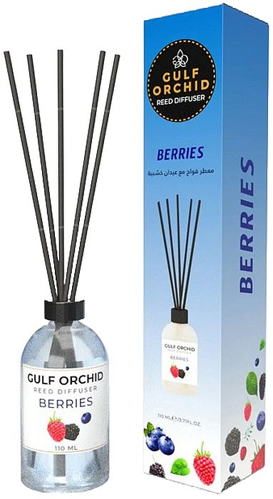 Odorizant cu bețișoare Gulf Orchid - Berries, 110 ml