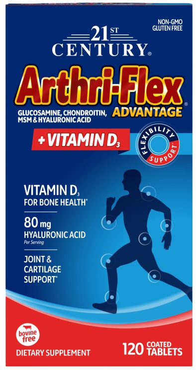 Arthri-Flex Advantage + Vitamin D3, 120 tablete, 21st Century