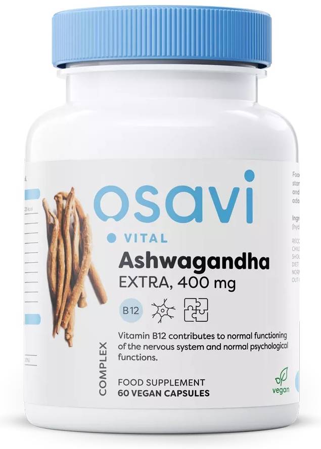 Ashwagandha Extra, 400 mg, 60 capsule, Osavi