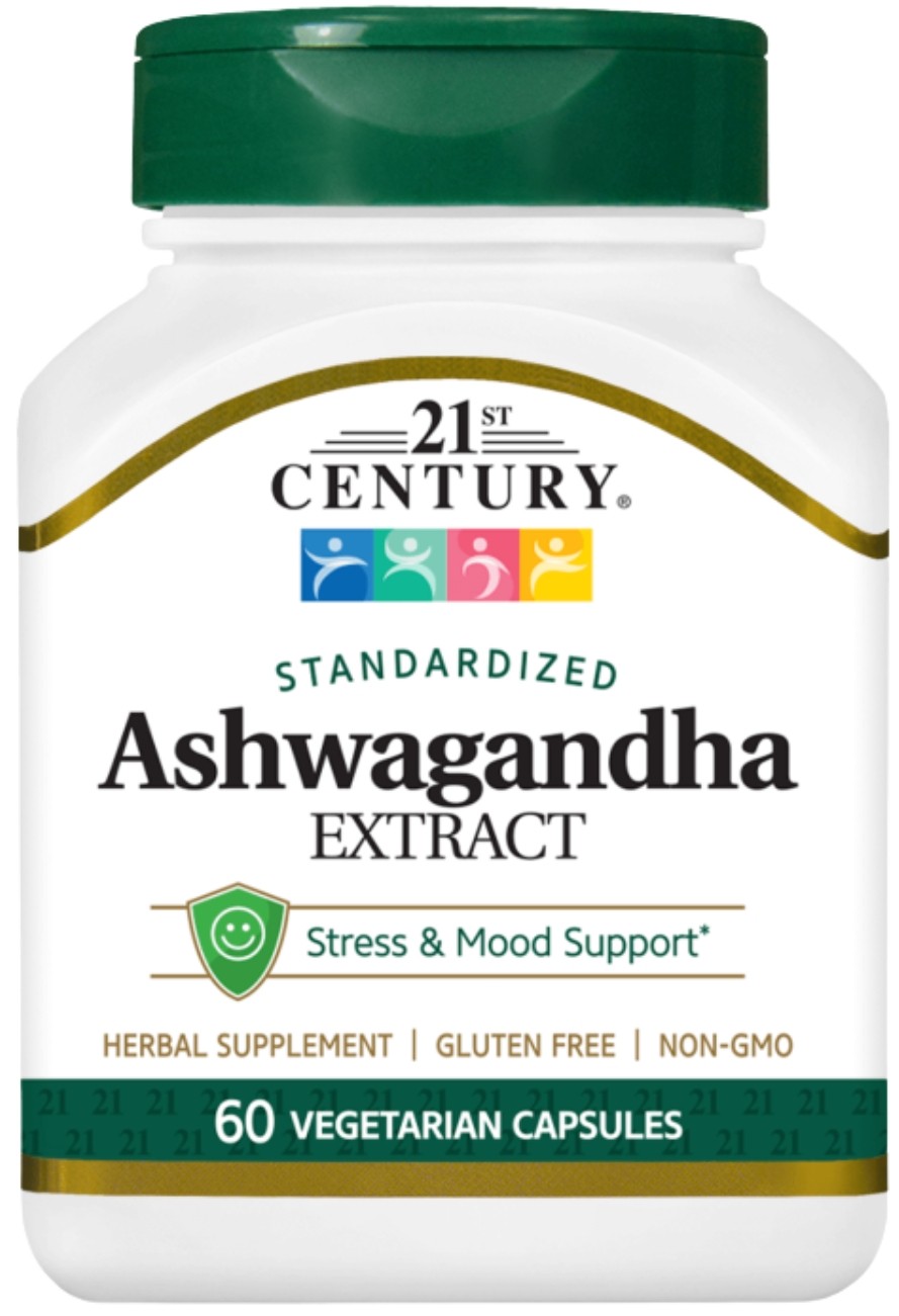 Ashwagandha Extract, 500 mg, 60 capsule, 21st Century