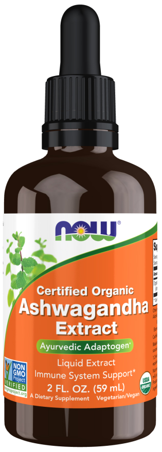 Ashwagandha Extract Liquid, 59 ml, Now