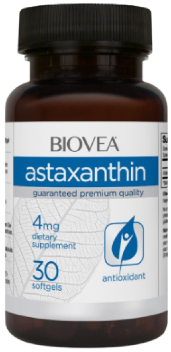 Astaxanthin, 4 mg, 30 capsule, Biovea