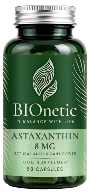 Astaxanthin, 8 mg, 60 capsule, BIOnetic