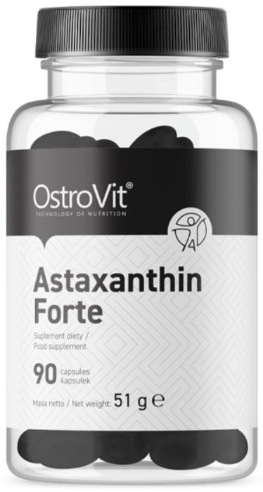 Astaxanthin Forte, 90 capsule, Ostrovit - imagine 2