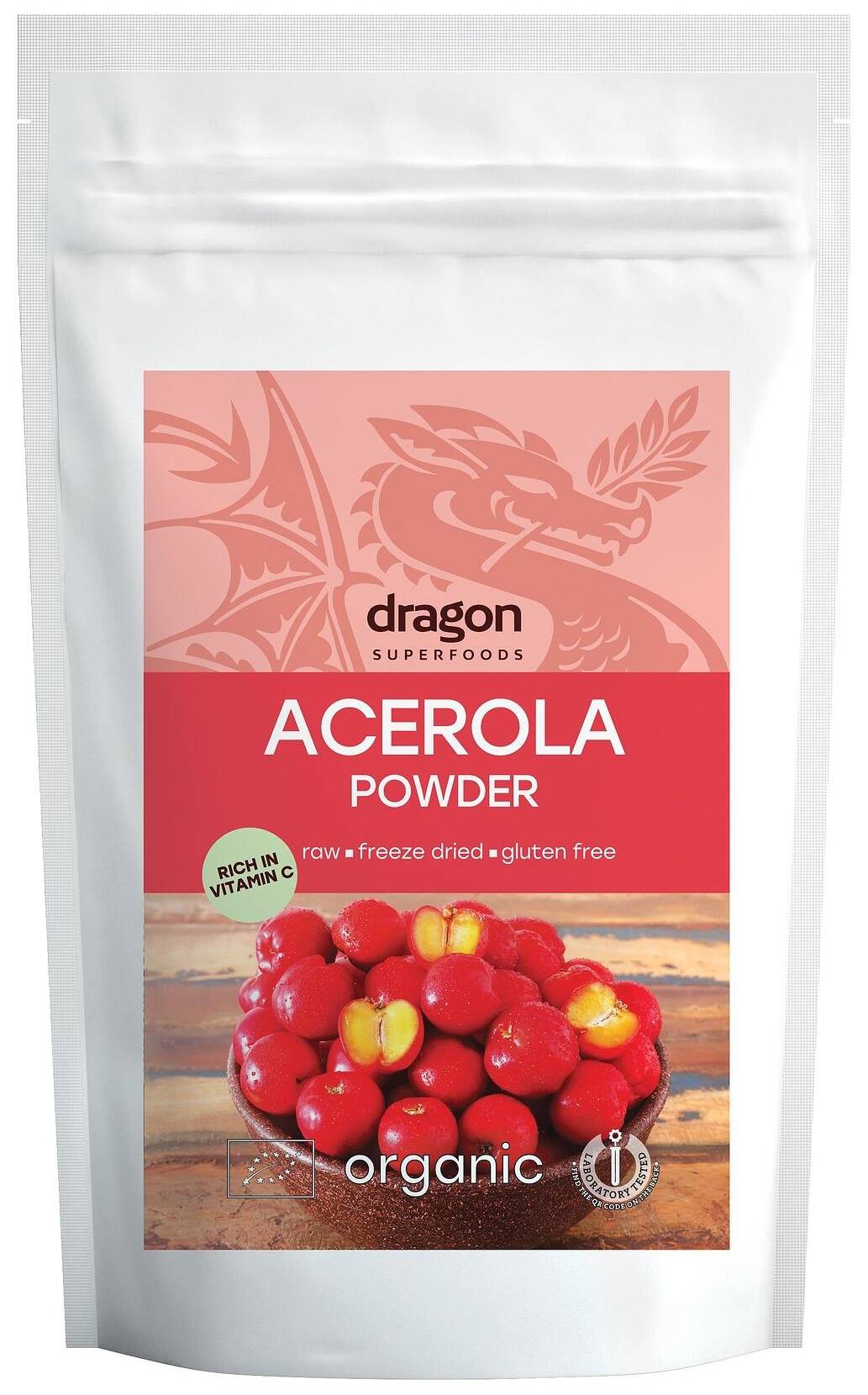 Pudră de acerolă, 75 g, Dragon Superfoods
