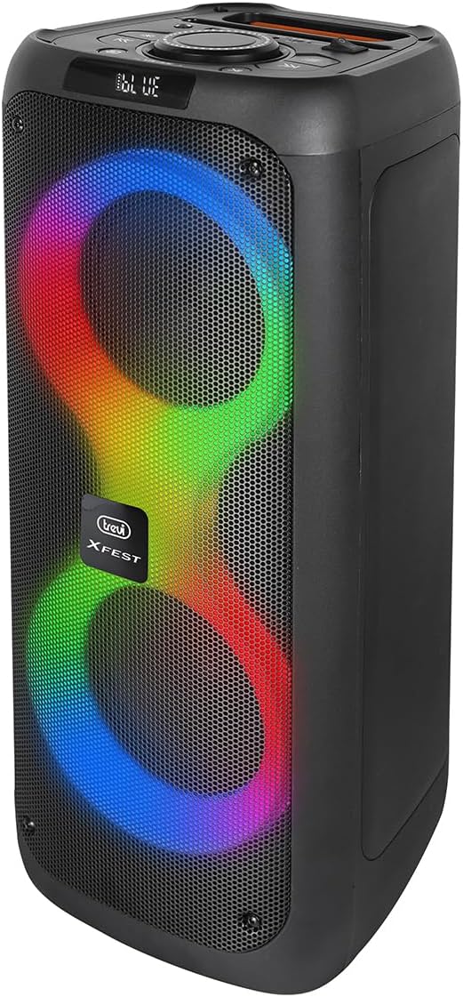 Sistem audio Trevi - XF 480 KB, TWS, RGB, negru | Ozone.ro