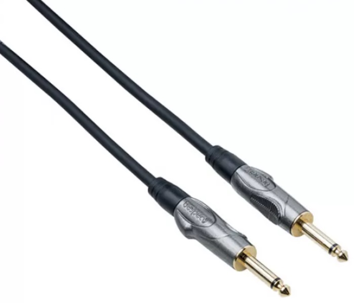 Cablu pentru instrument muzical Bespeco - TT600, 6.3 mm/6.3 mm, 6 m, negru