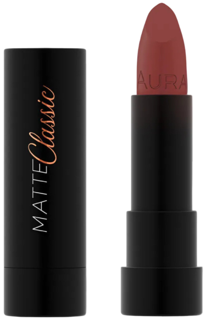 Aura Ruj cu finisaj mat Classic Matte, 156 Deep Caramel, 4.2 g