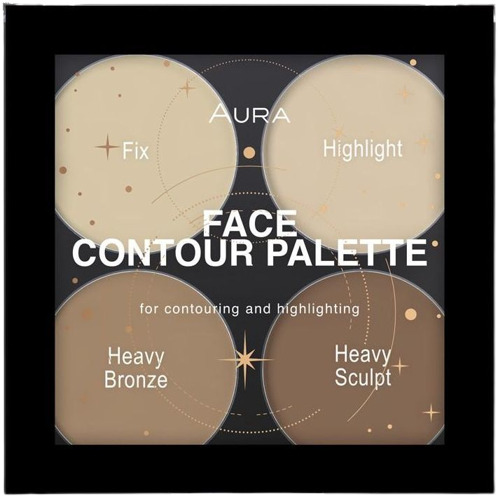 Aura Paletă de contur facial, Dark N001