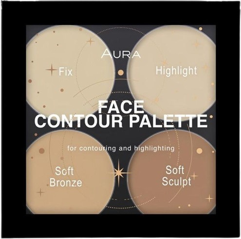 Aura Paletă de contur facial, Fair N002
