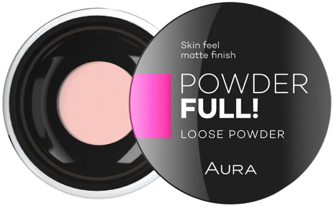 Aura Pudră vrac cu minerale Powderfull, 105 Pinky, 8 g