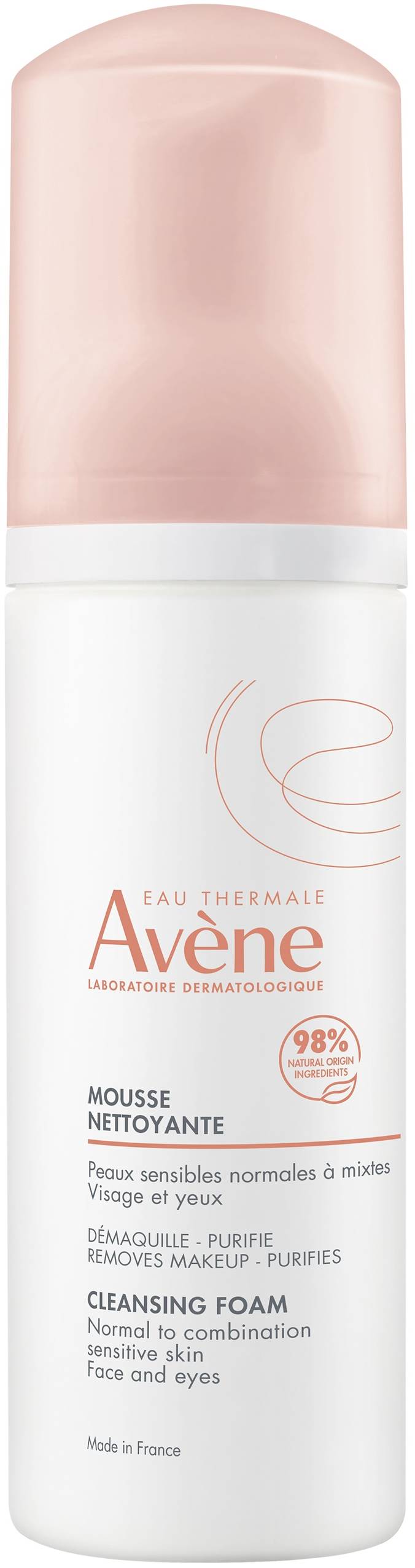 Avène Les Essentiels Spumă de curățare, 150 ml