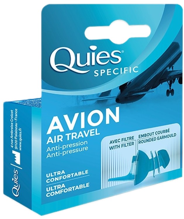 Dopuri din silicon pentru avion, 1 set, Quies - imagine 2