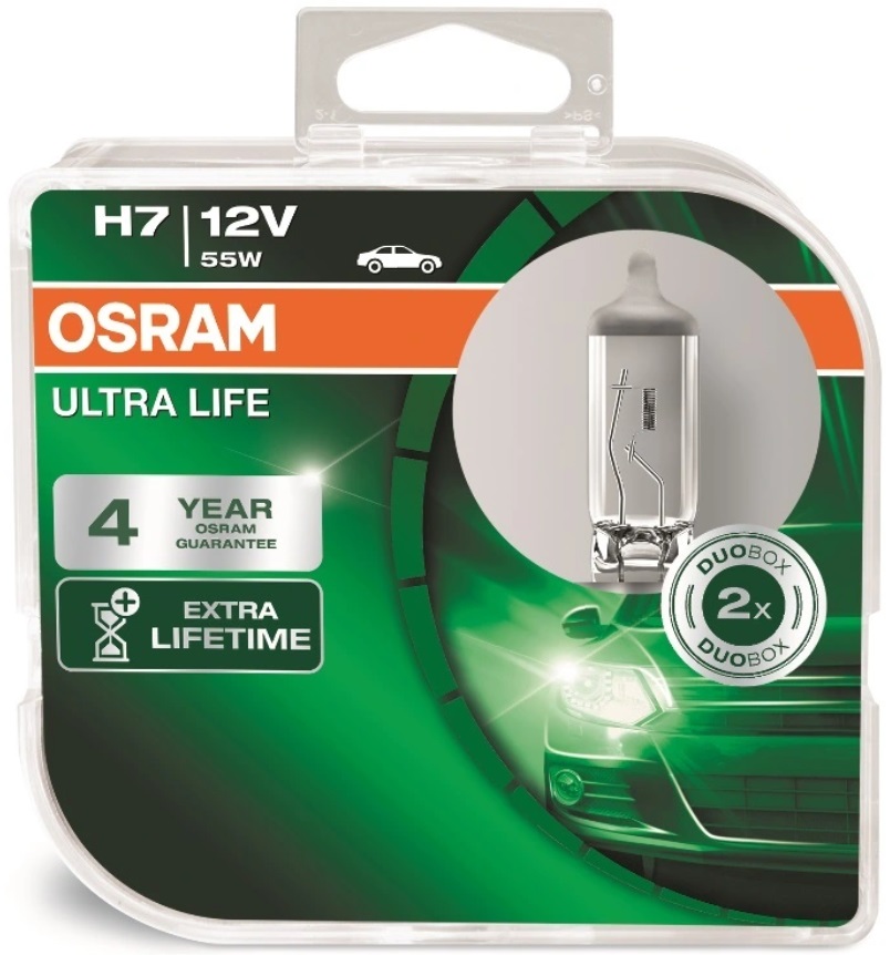 Becuri auto Osram - H7, 64210ULT, Ultra Life