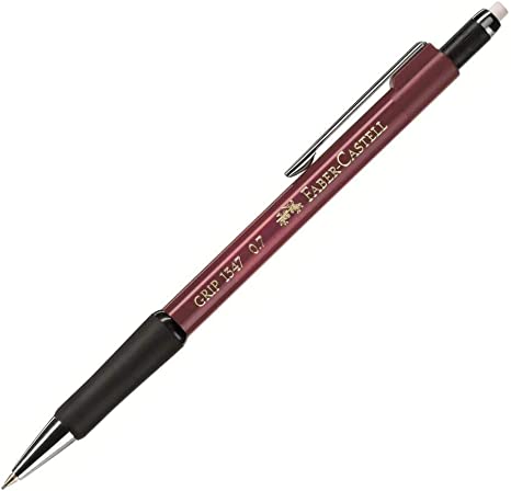 Creion automat Faber-Castell Grip - 0.7 mm, culoare visiniu