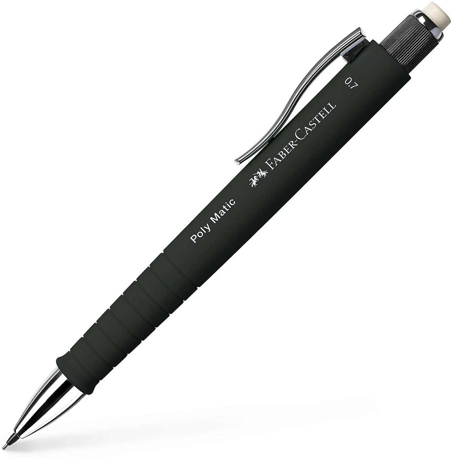 Creion automat Faber-Castell Poly Matic - 0.7 mm, negru
