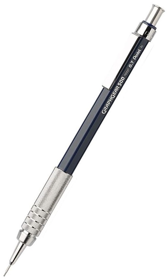 Creion automat Pentel - Graphgear 520, 0.7 mm, negru