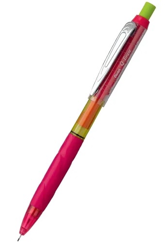 Creion automat Pentel - Q-Erase, 0.5 mm, roz