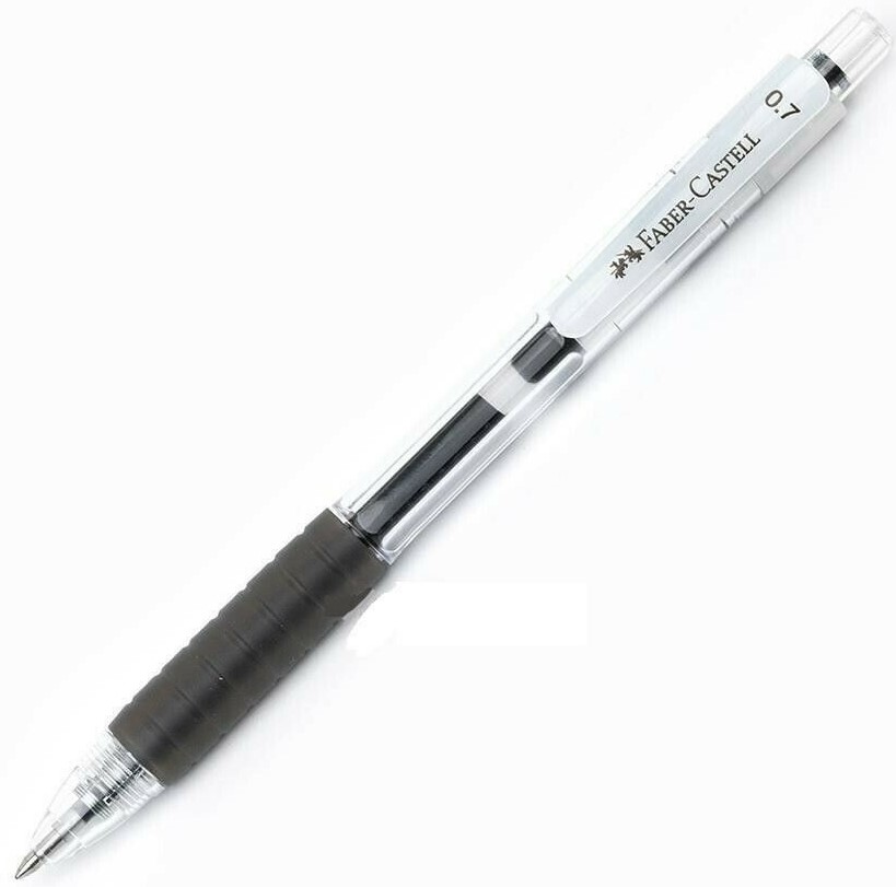 Stilou rolă automată Faber-Castell Fast Gel - 0.7 mm, negru