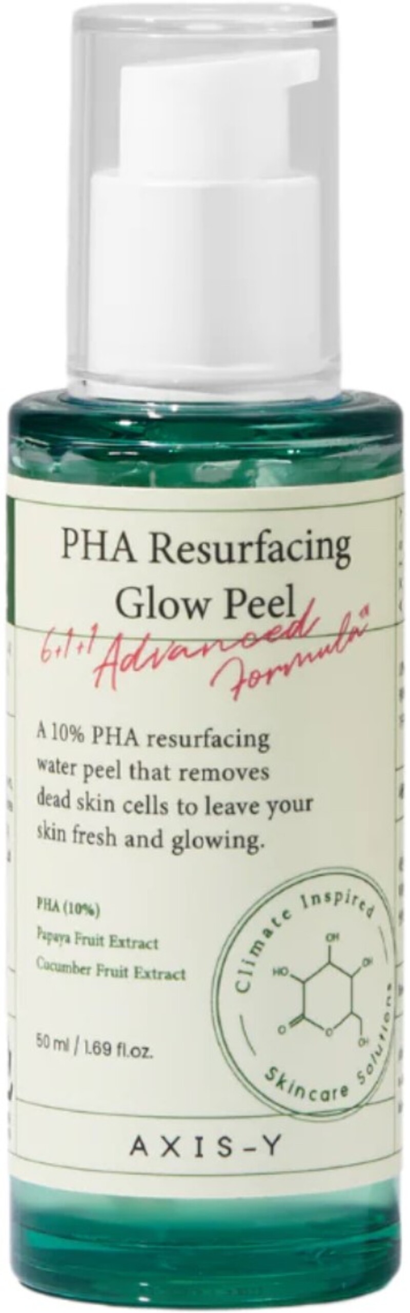 Axis-Y Gel exfoliant facial, cu 10% PHA și 6 extracte, 50 ml