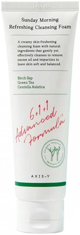 Axis-Y Spumă de curățare facială Sunday Morning, 120 ml
