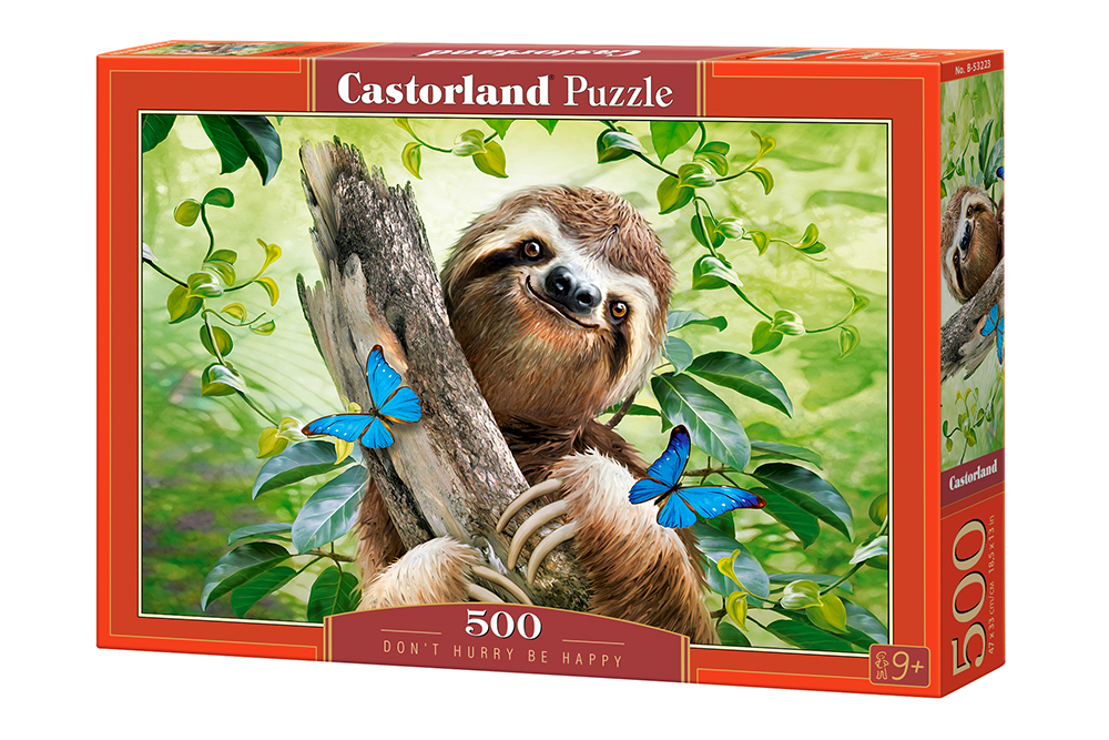 Puzzle Castorland din 500 de piese - Nu te grabi, fii fericit