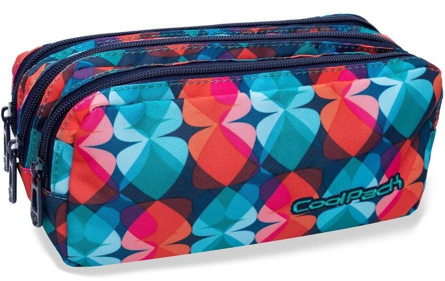 Penar scolar dreptunghiular Cool Pack Primus - Magic Leaves, cu 3 compartimente