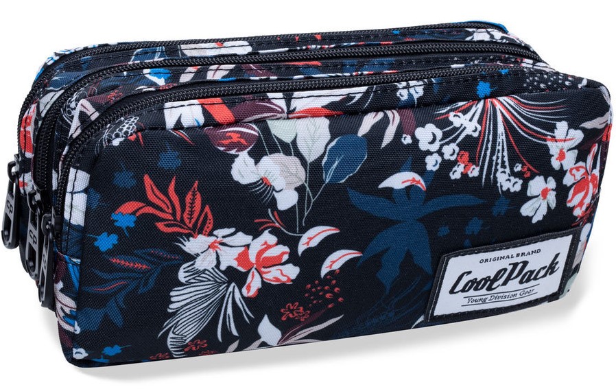 Penar scolar dreptunghiular Cool Pack Primus - Ocean Garden, cu 3 compartimente